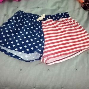 American flag shorts